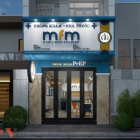 Thiết kế nội thất phòng khám & nhà thuốc MFM